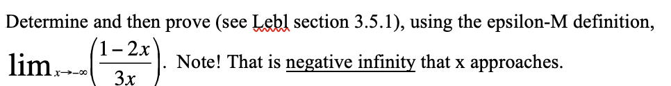 i have been confused. Determine and then prove (see Leb] section 3.5.1),