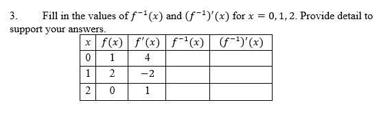 = O, 1, 2. Provide detail to support your answers. 2 4