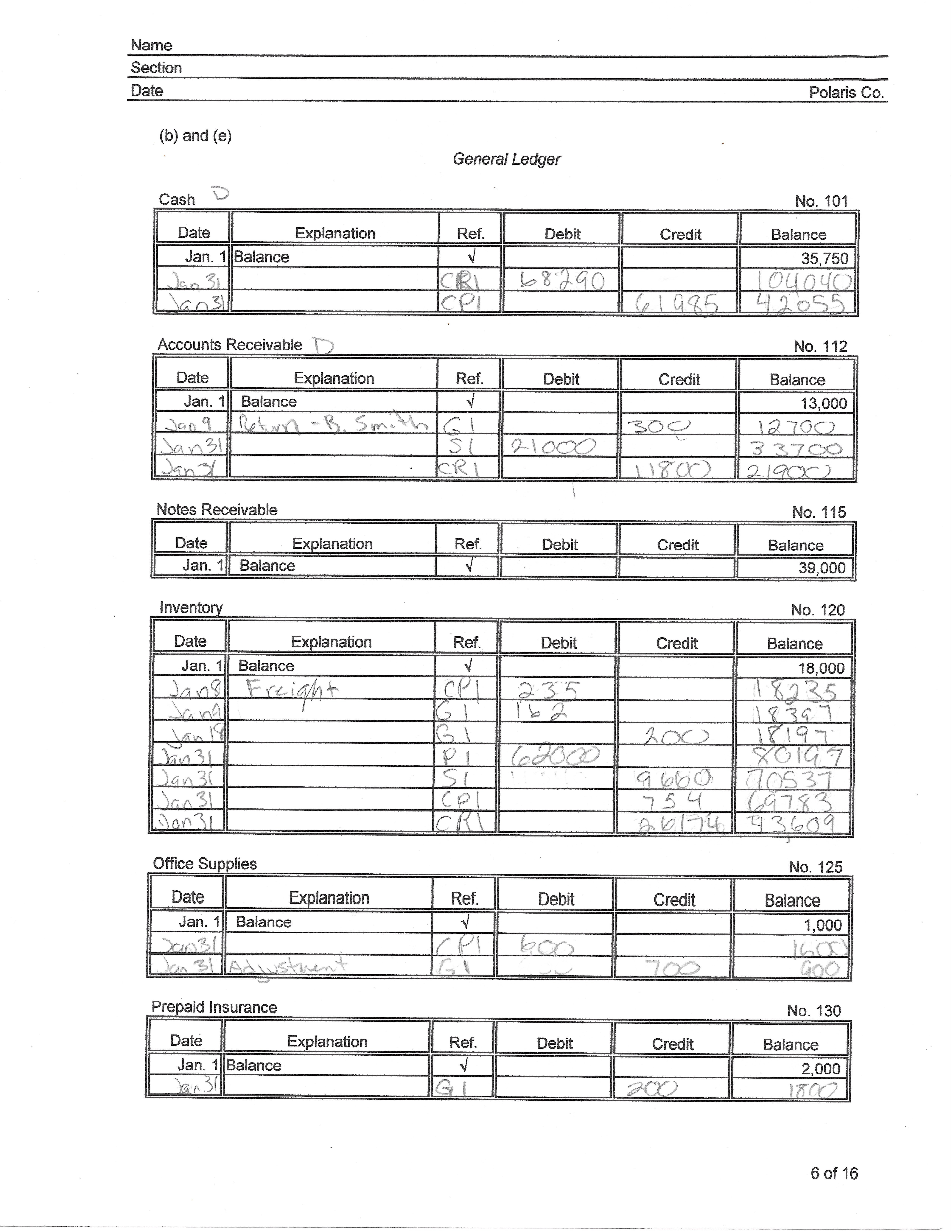 Ended January 31, 2020 Adjusted Trial Balance Adjustments Trial Balance Income Statement