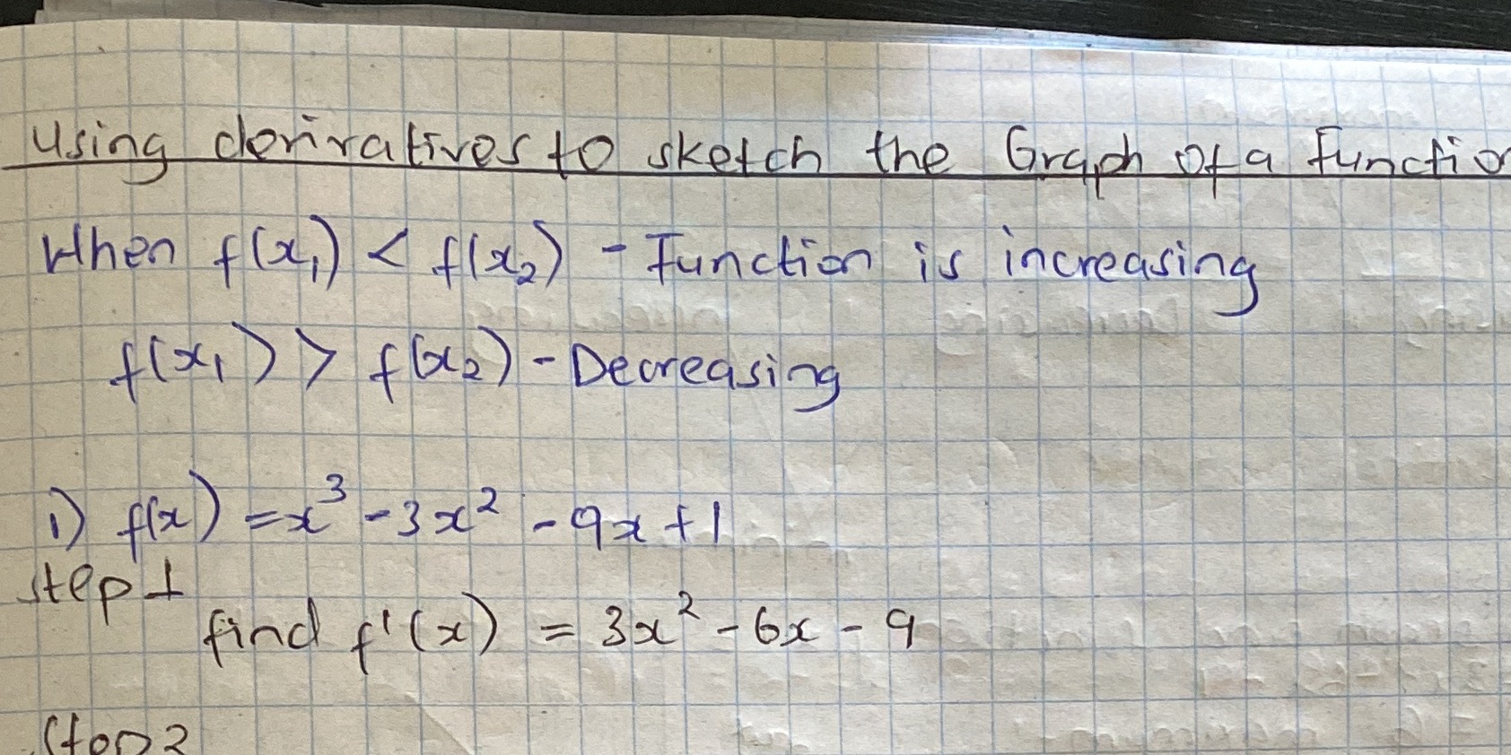) > f G le ) - Decreasing 1 ) fix 3