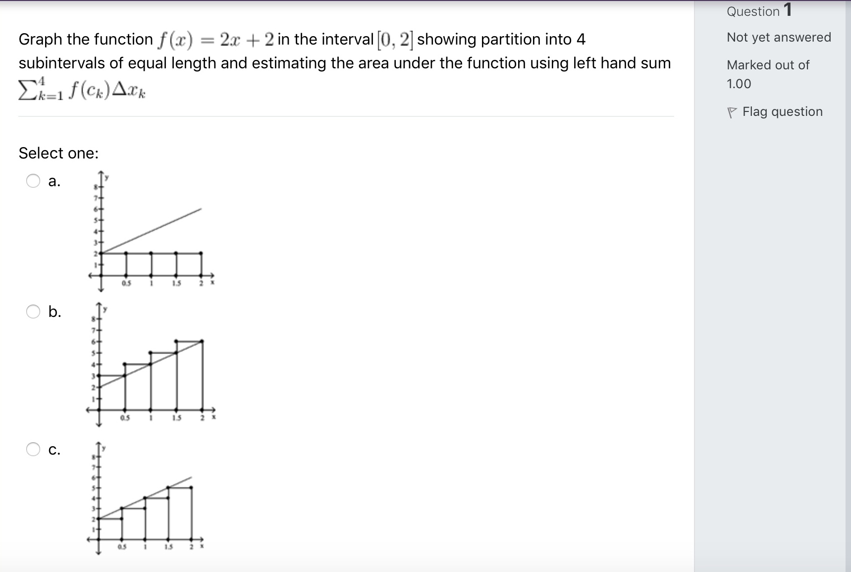  Question I Graph the function f(:1:) = 2;; + 2 in