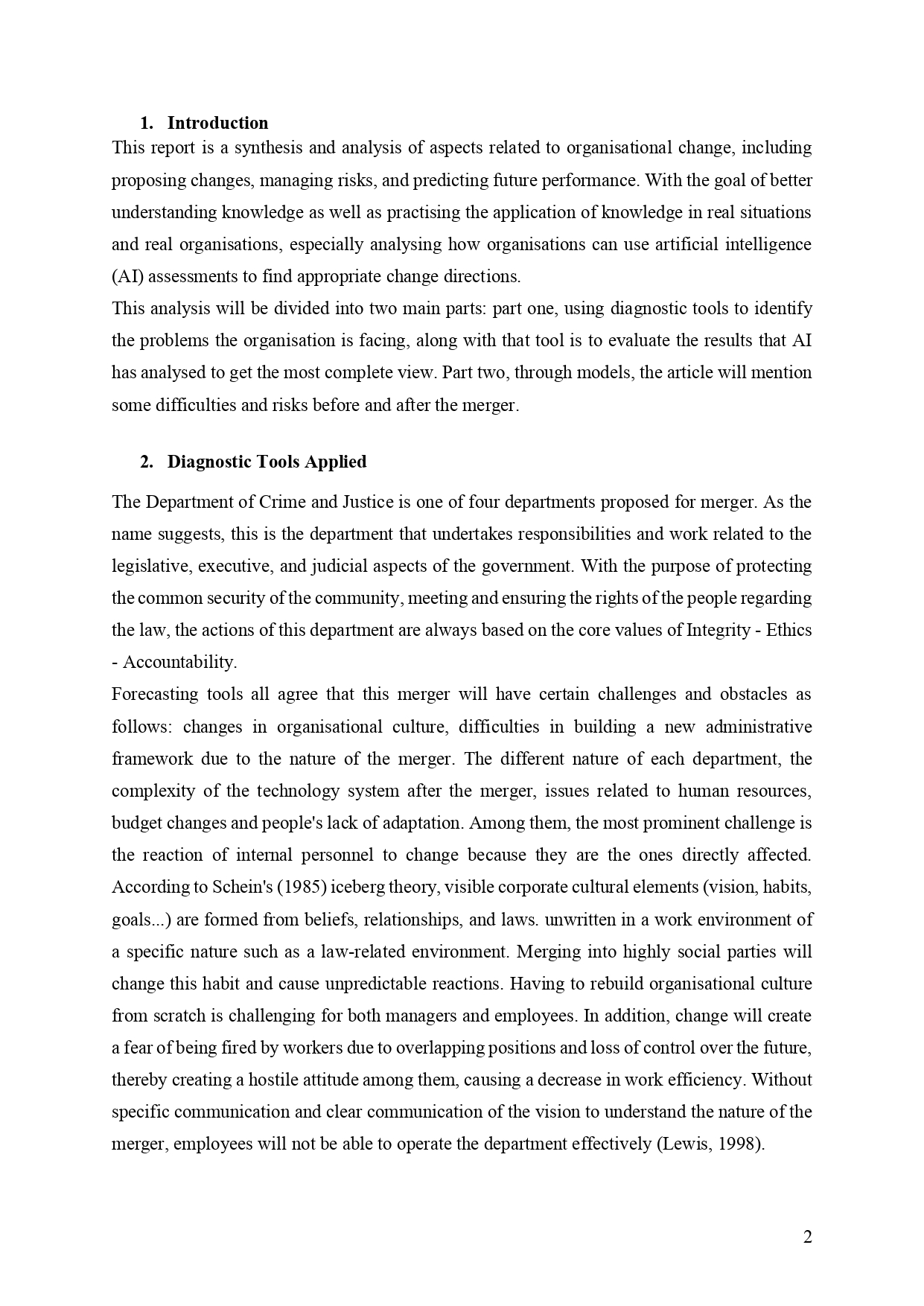  Based on the report below and answer the question: 1. An