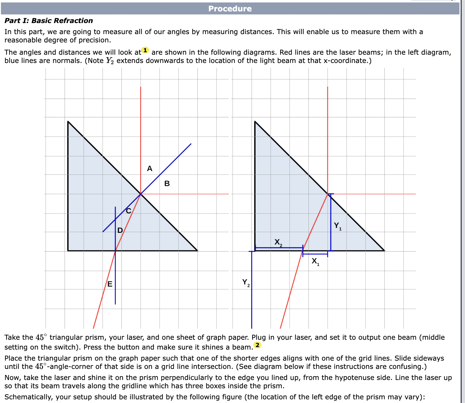 of material: refraction and reection. '- Refraction Occurs when the light is