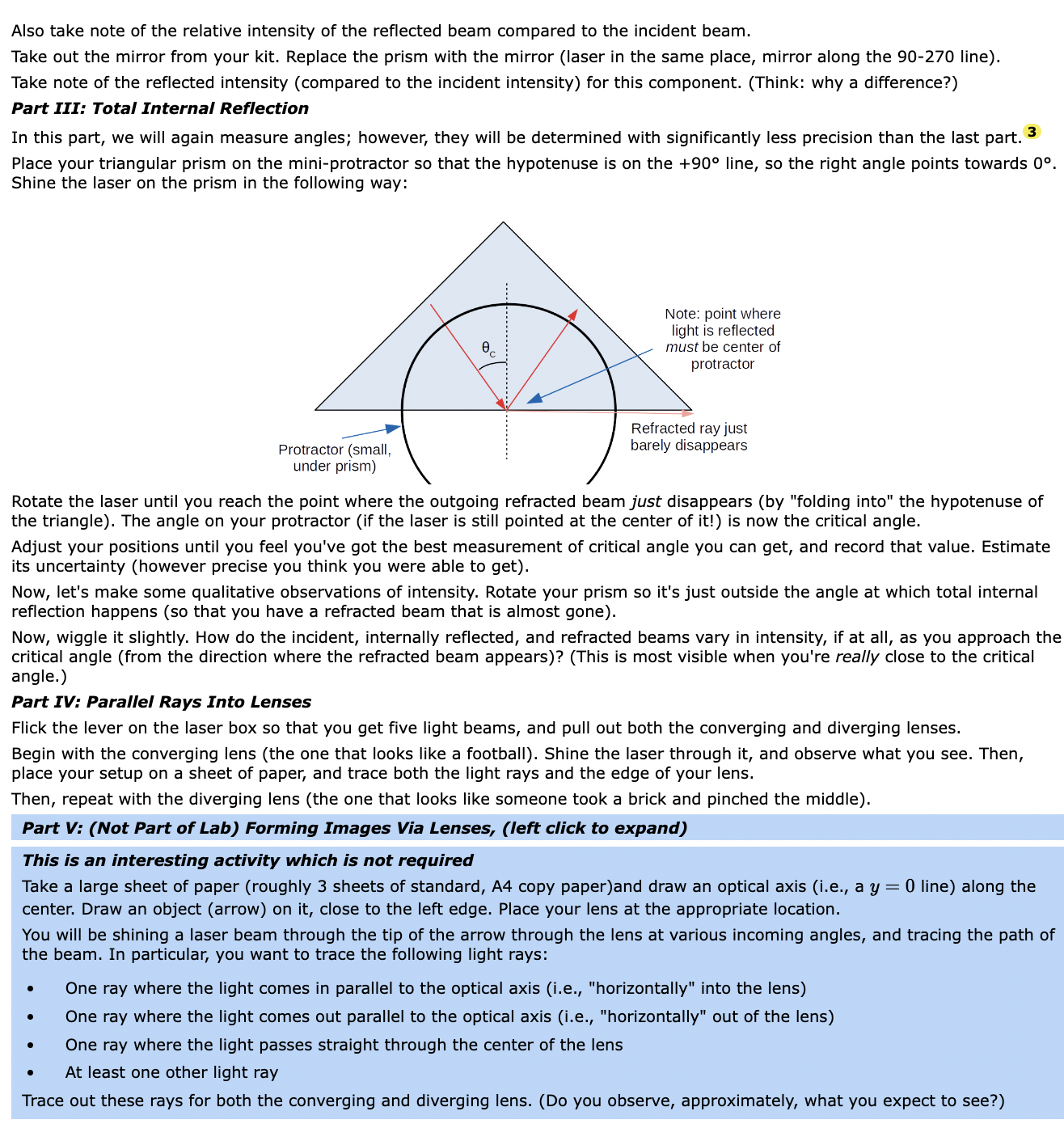 came in. Reflection occurs when the light reflects back into the material