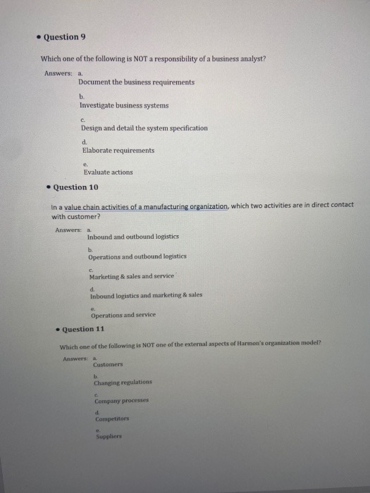 Question: Show solution and explanation 1. Which statement is incorrect regarding