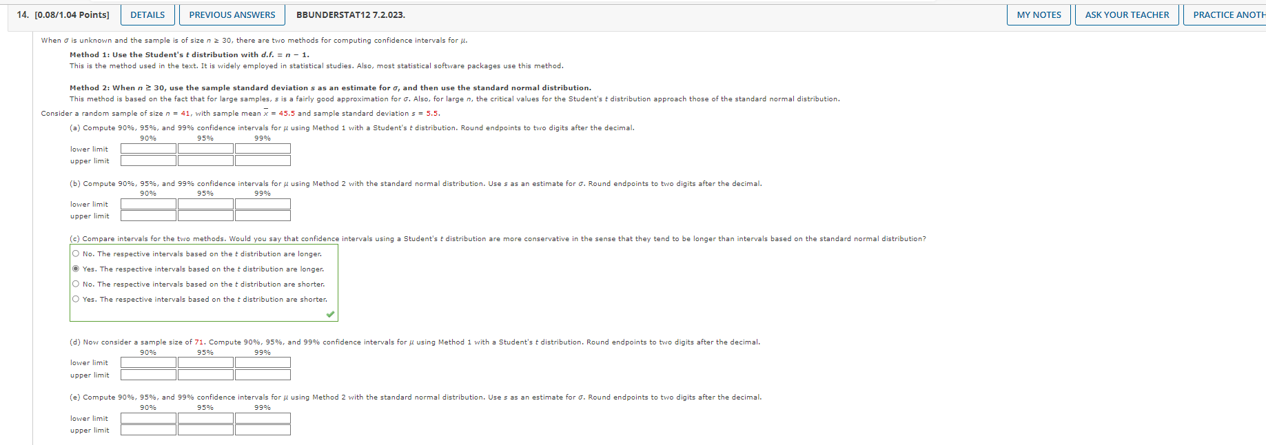7.2.016.5. MY NOTES ASK YOUR TEACHER PRACTICE ANOTHER Do you want to