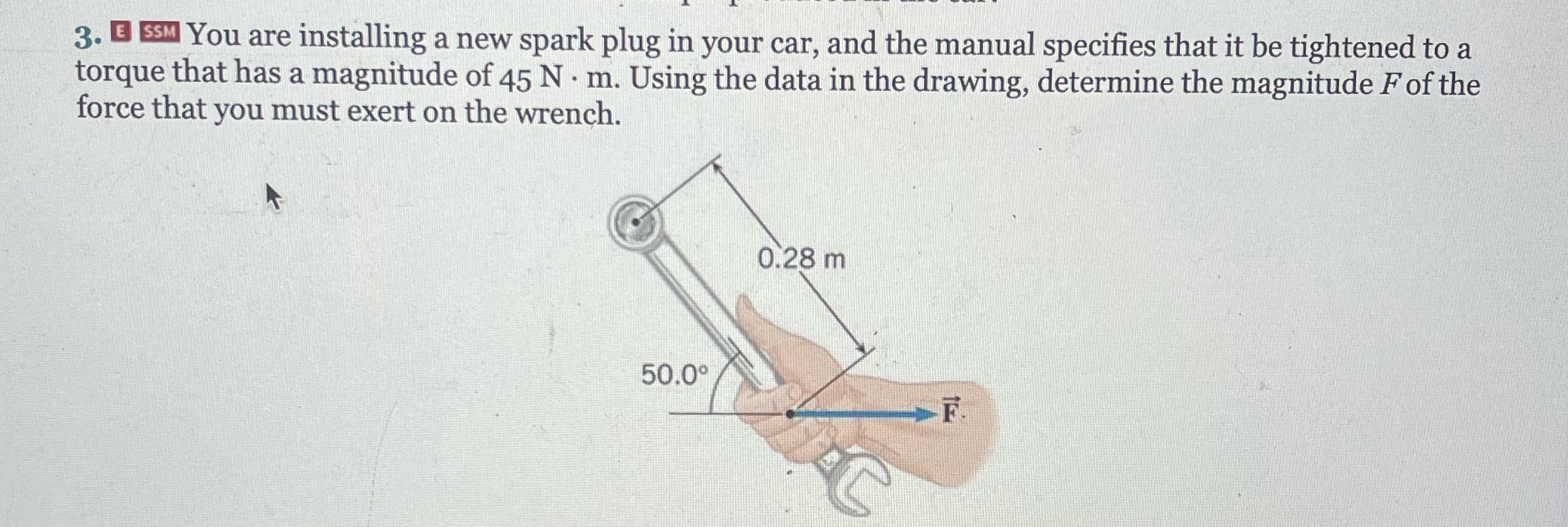 your car, and the manual specifies that it be tightened to a