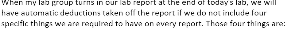 end ot today's lab, we will have automatic deductions taken off the