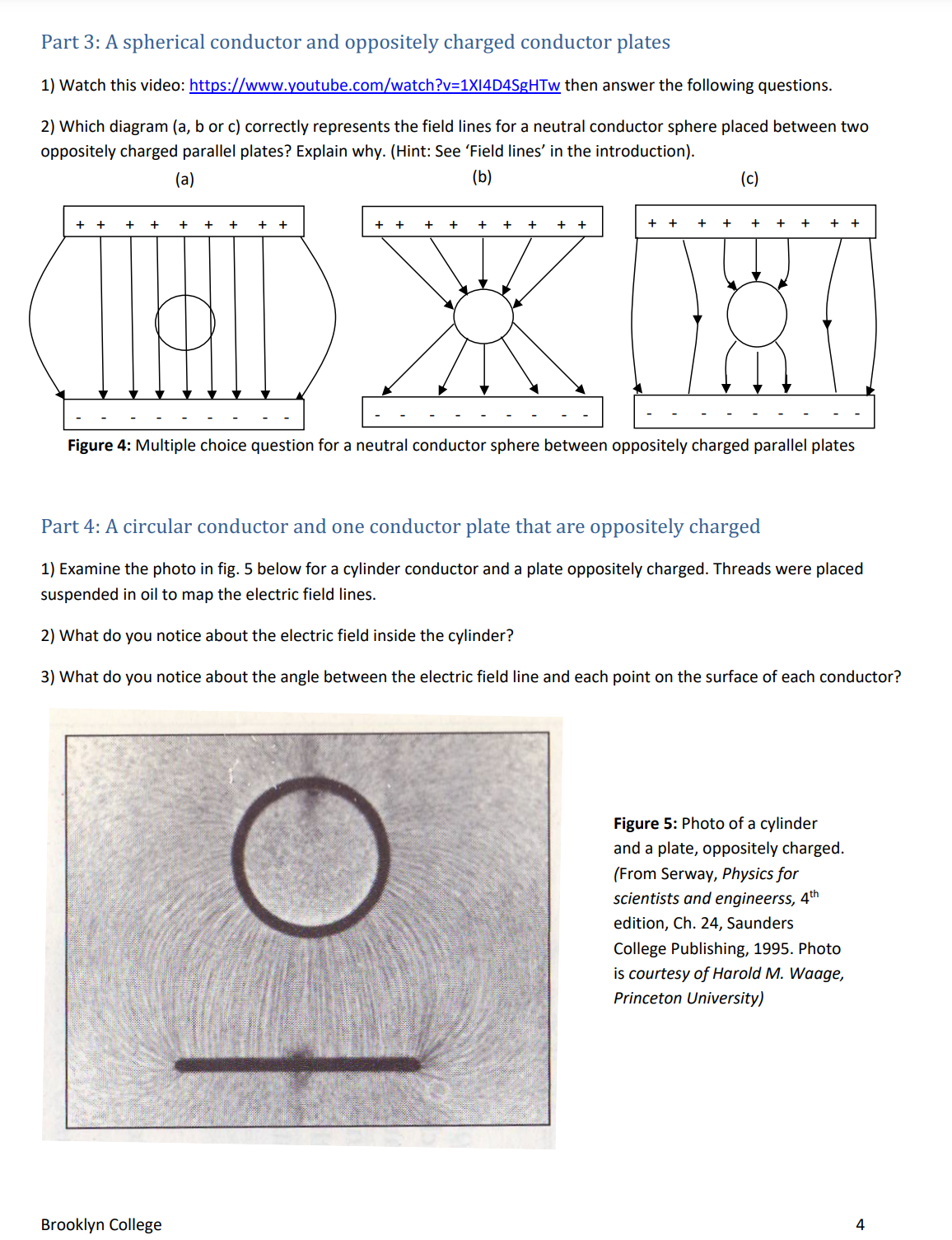 intensity of the electric field for all points between the parallel plates?
