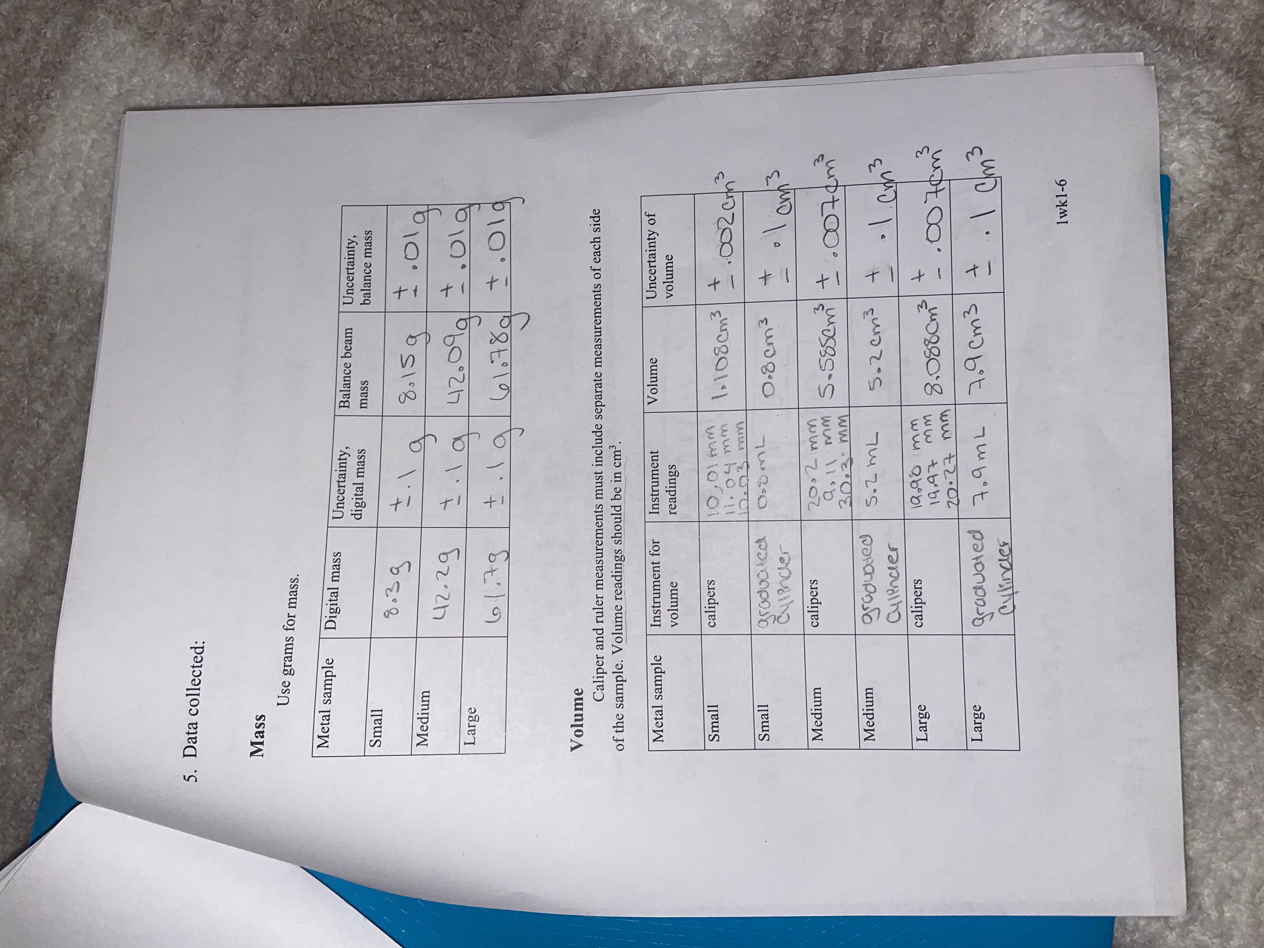 and Uncertainty Objective To learn how to accurately use measurement tools and