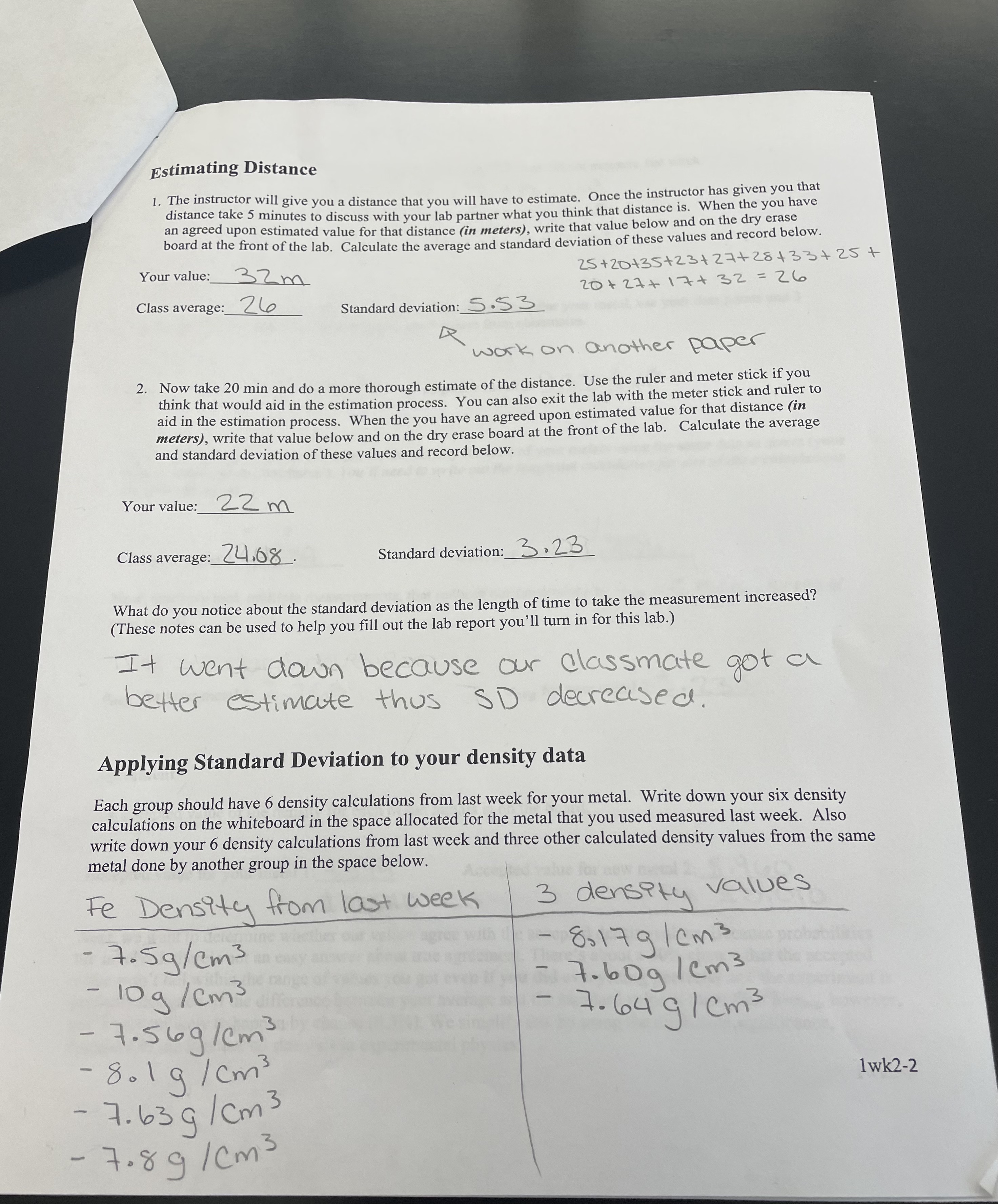 In Carefully record all the answers/data gathered on the 3 "Answer Pages"