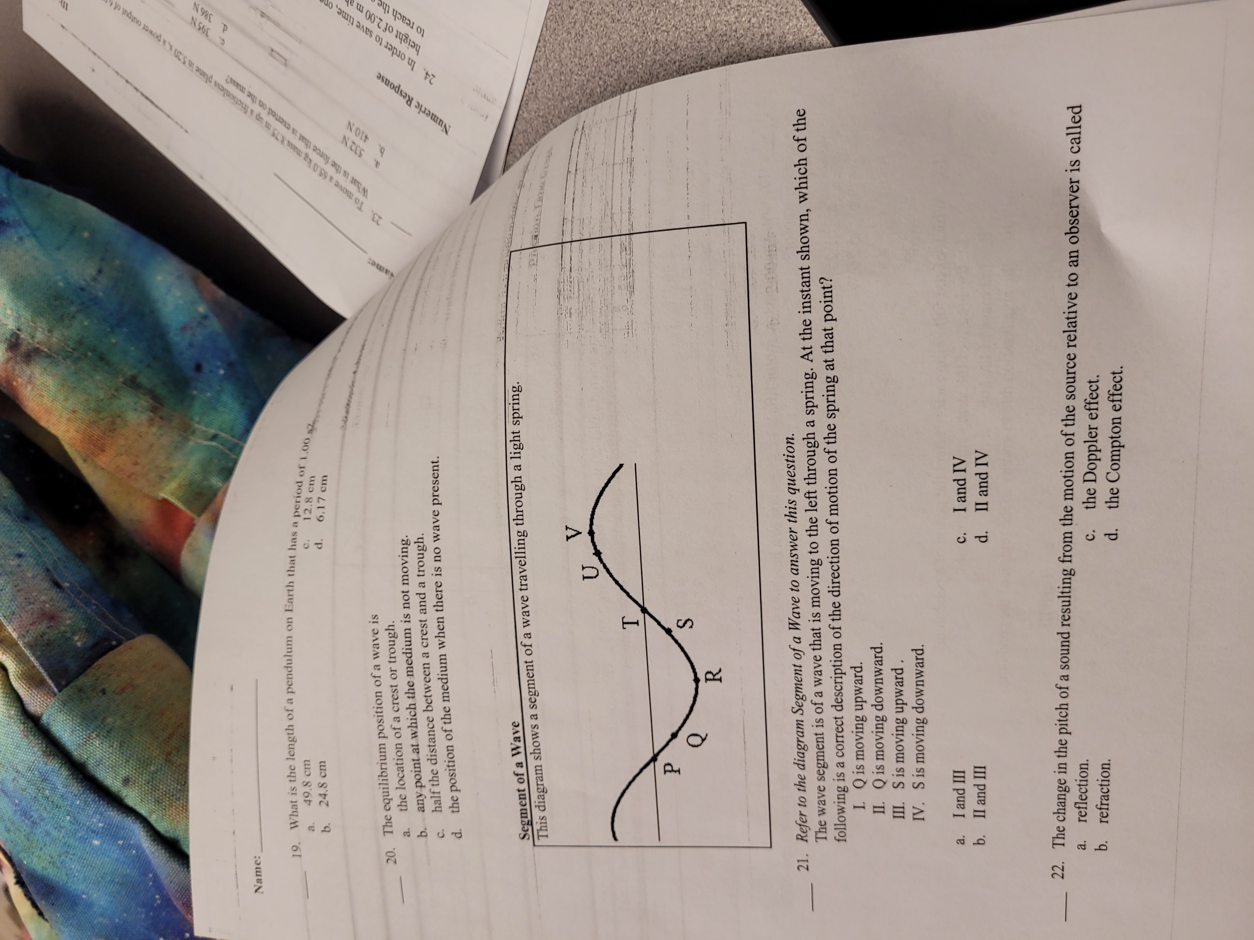 15.0 20.0 Time (s) The velocity of the car when 10.0 s