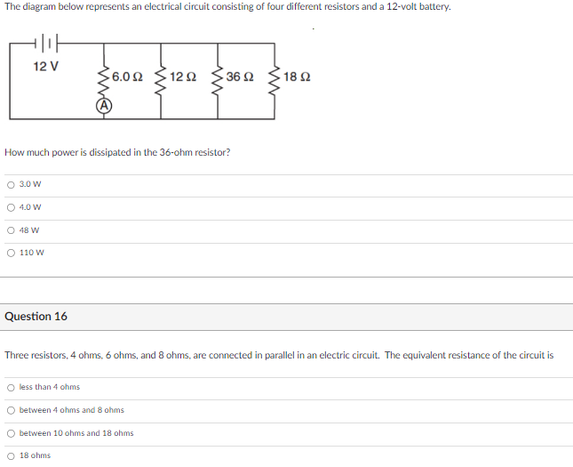 Assume that all resistors are identical. O 12V R O 12V R