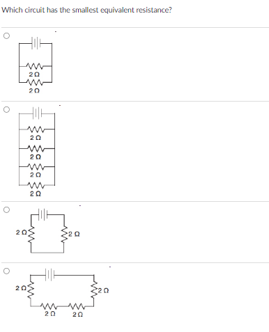 resistance decreases and total current increases. O Equivalent resistance increases and total