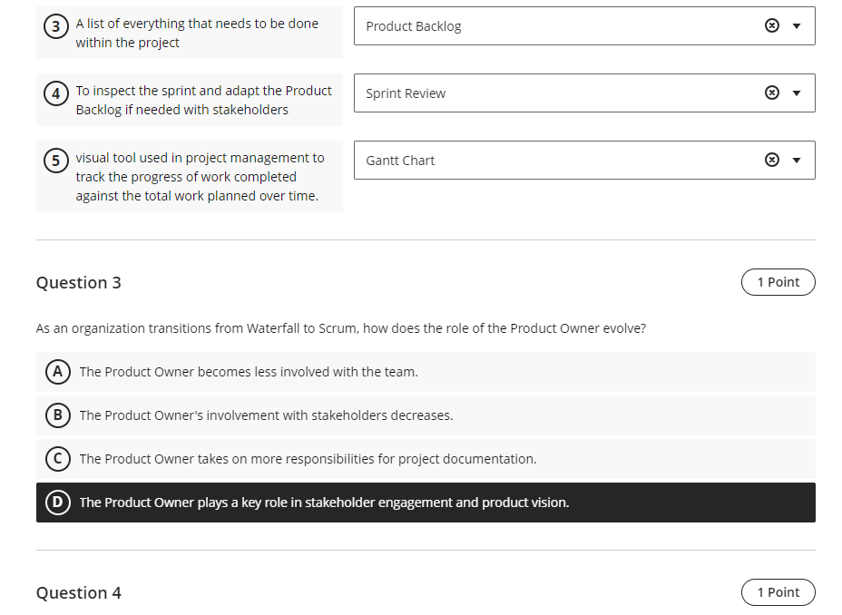 Waterfall - ' the project @ The project's success is measured by