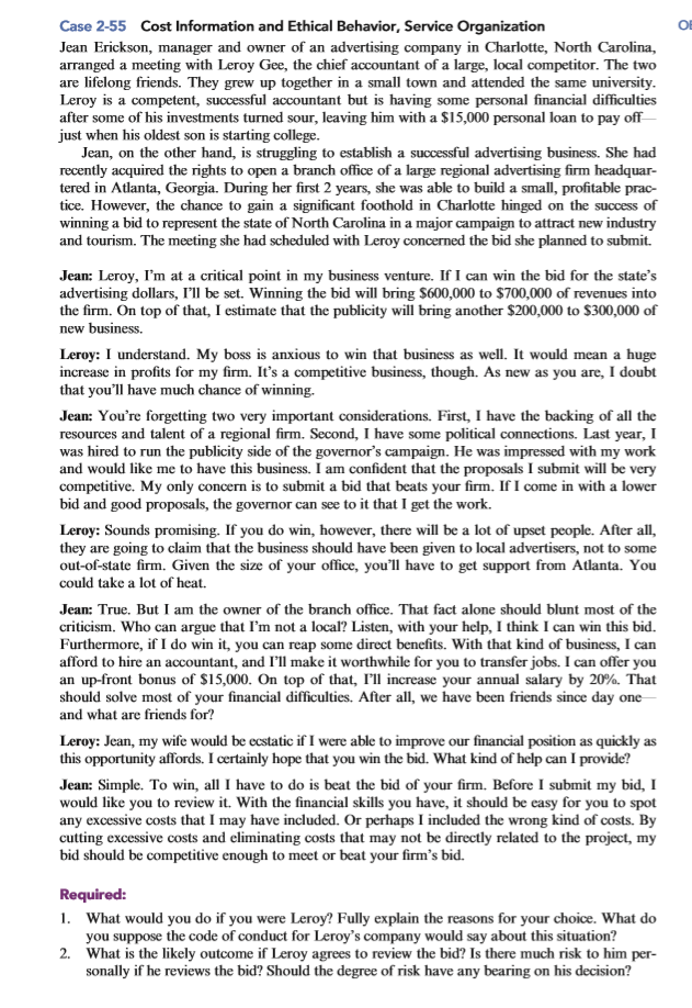 identify the ethical dilemma(5).+ b. List all stakeholders (minimum of 3).+ C.