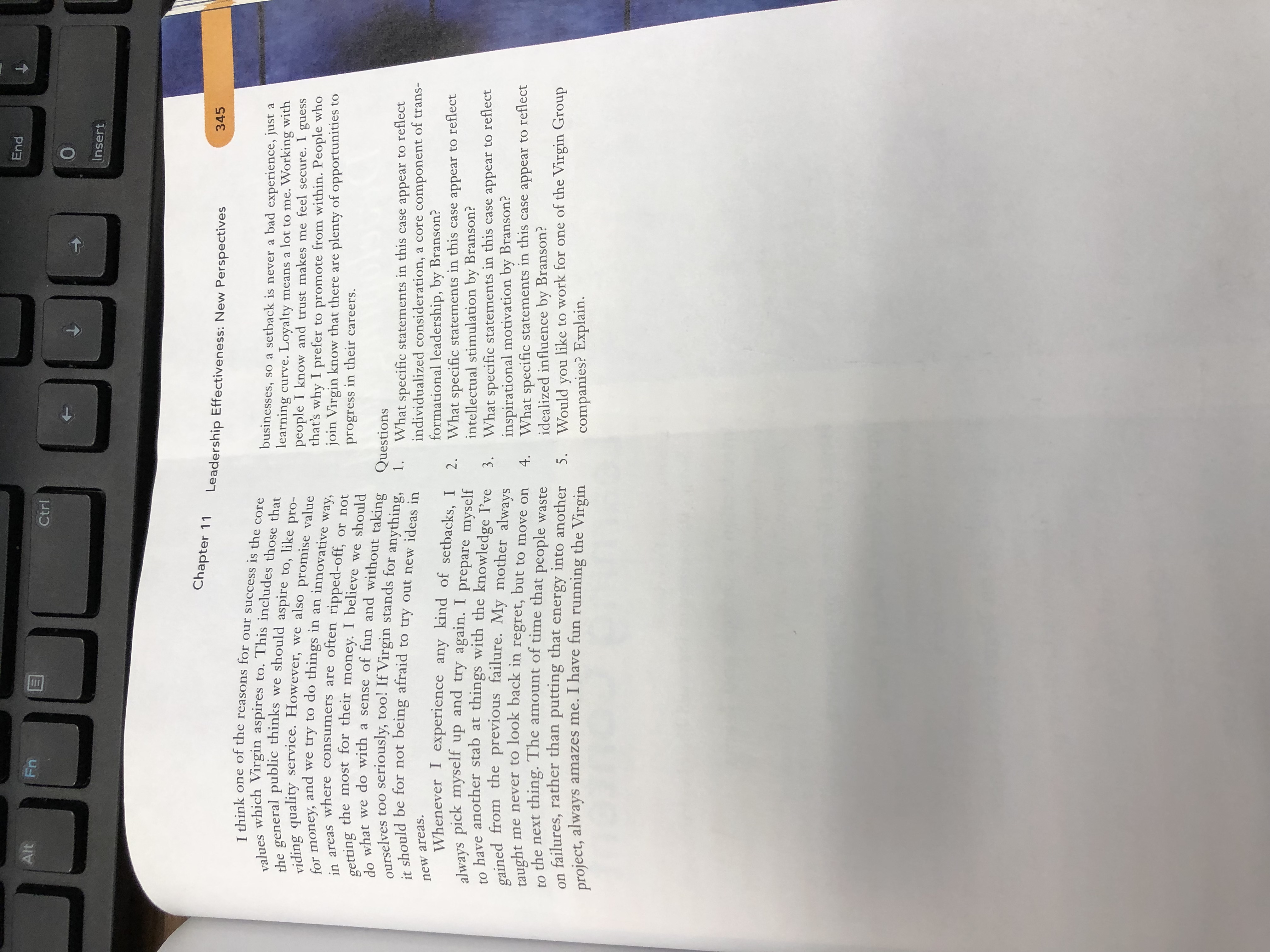 Analysis assignment is based on chapter eleven (11).This is a chapter that