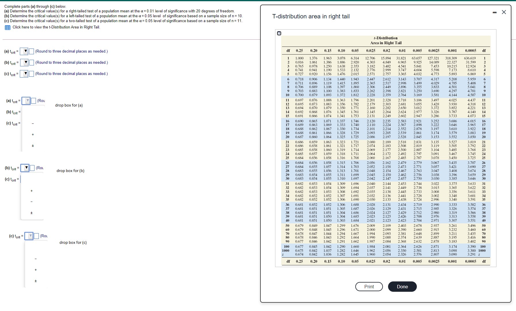 of the following is a Type I error? D
