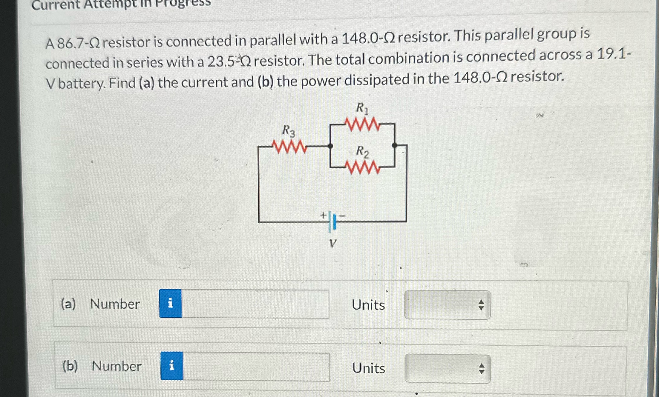 with a 148.00 resistor. This parallel group is connected in series with
