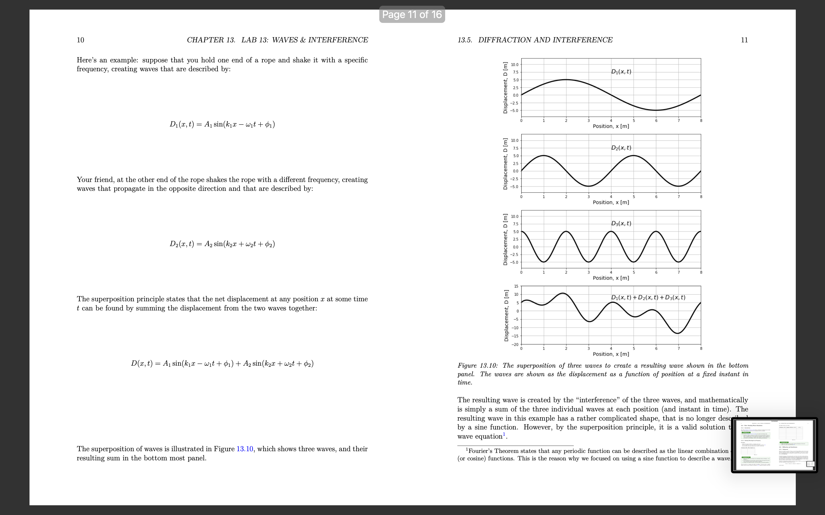 travels through a medium. Consider the waves made by fans at a
