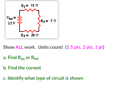 = 20 0 Show ALL work. Units count! (1.5 pts, 2 pts,