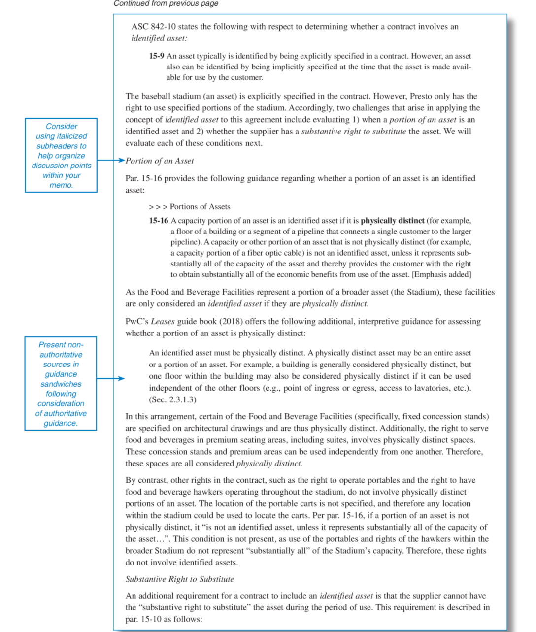 TIP. Management has reached out to you to conduct research related to