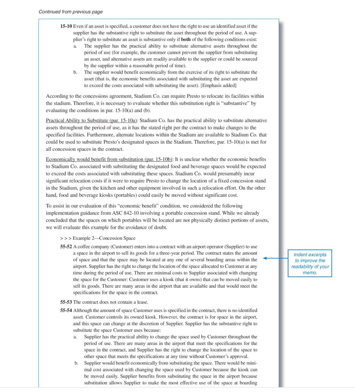would revenue be recognized if the fair value option was applied? Provide
