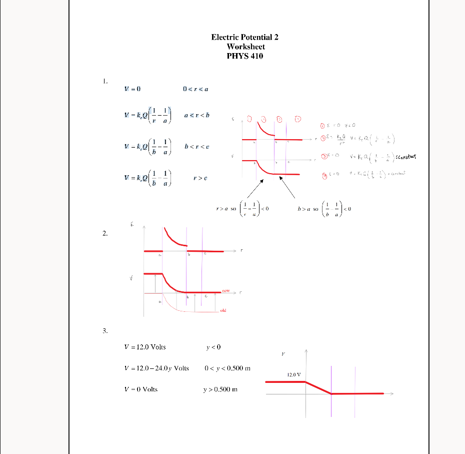 Potential 2 Worksheet PHYS 410 O < y < 0_500 [n y