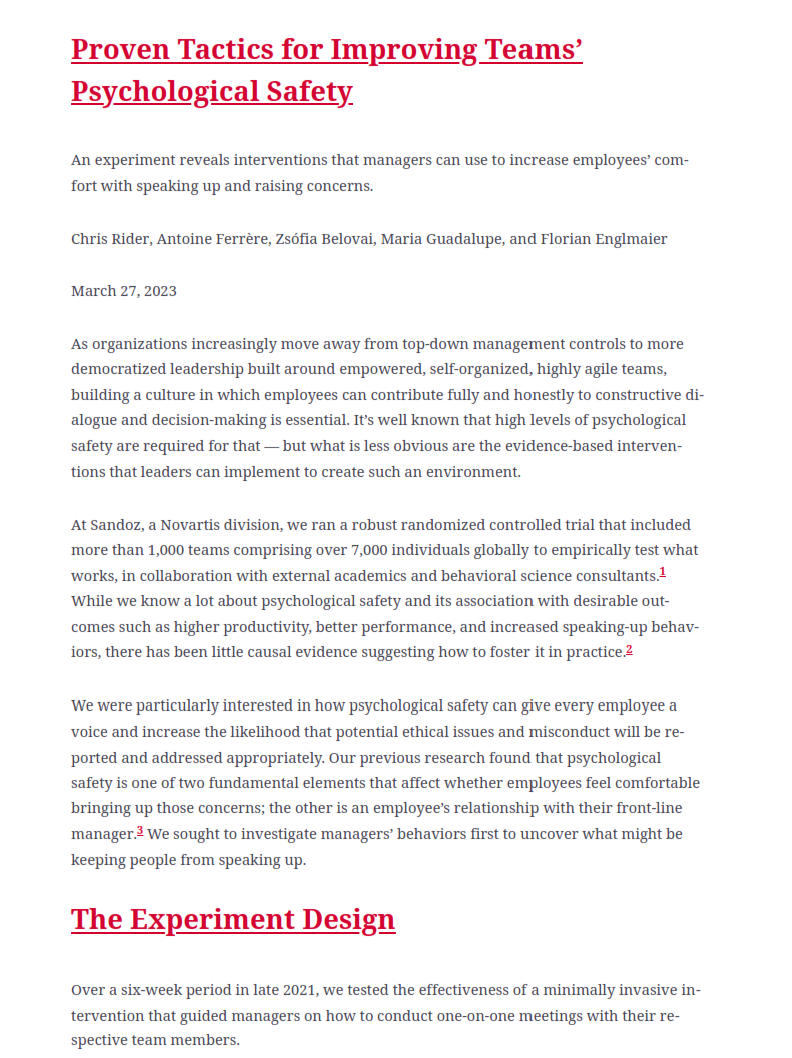 interventions that managers can use to increase employees' com- fort with speaking