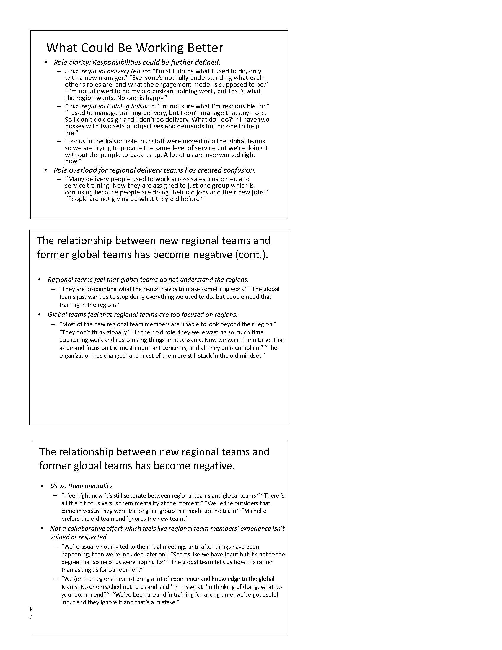 case we visit with TLG one vear later to see how the