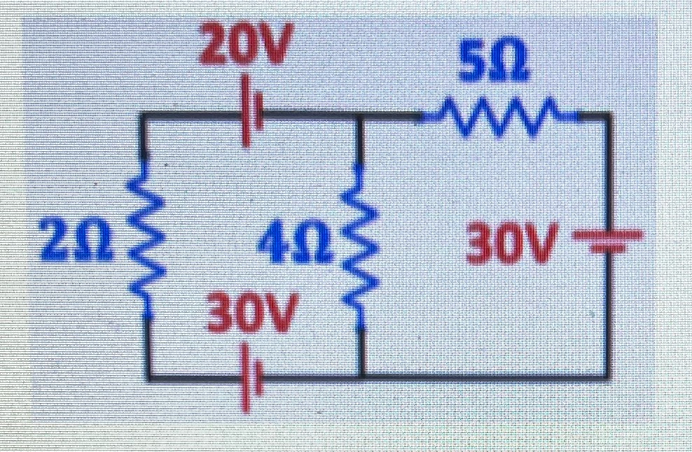 Using Kirchoff's lawI1= ? (Let I1 be the current in the