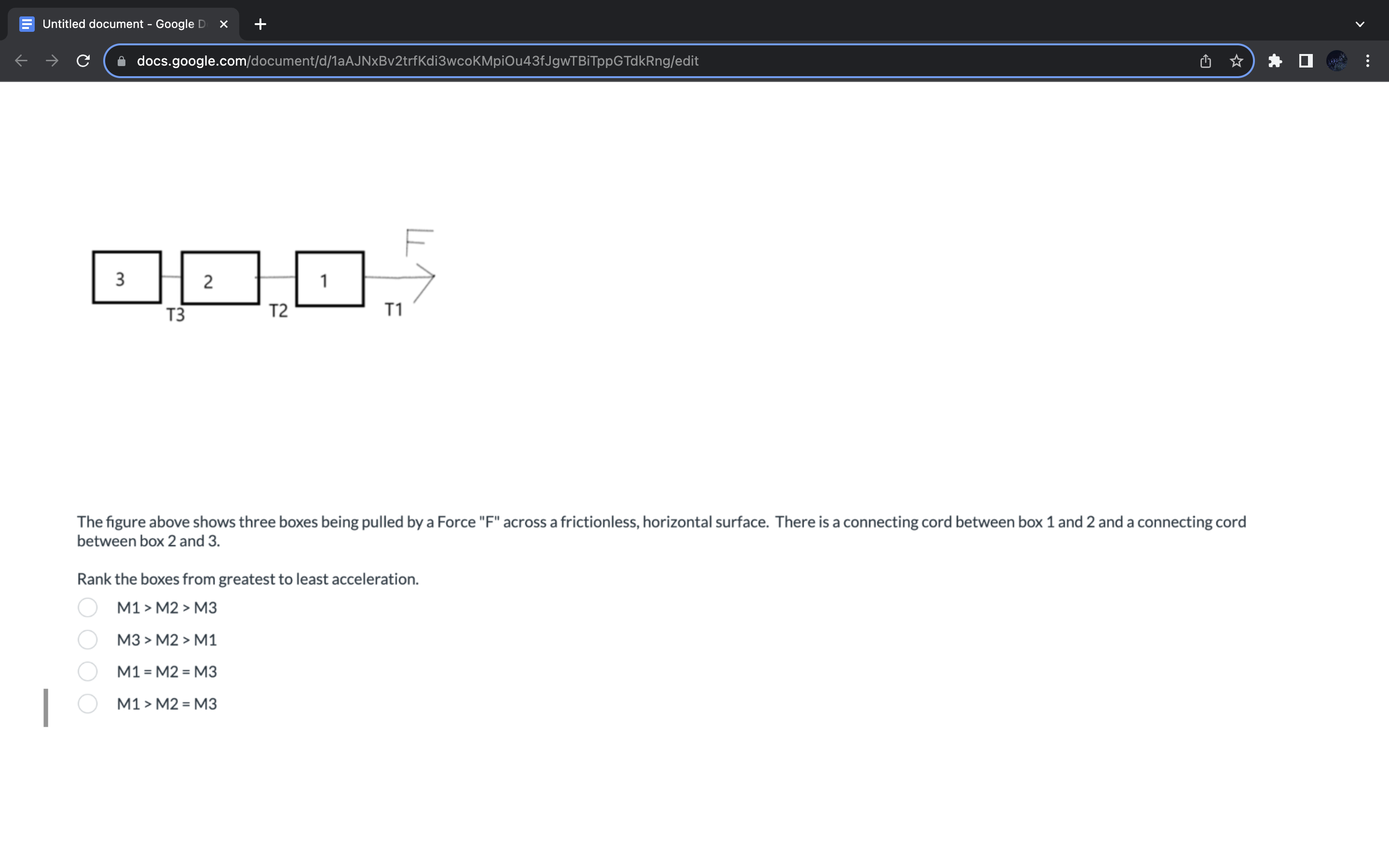  5 Untitled document - Google The gure above shows three boxes