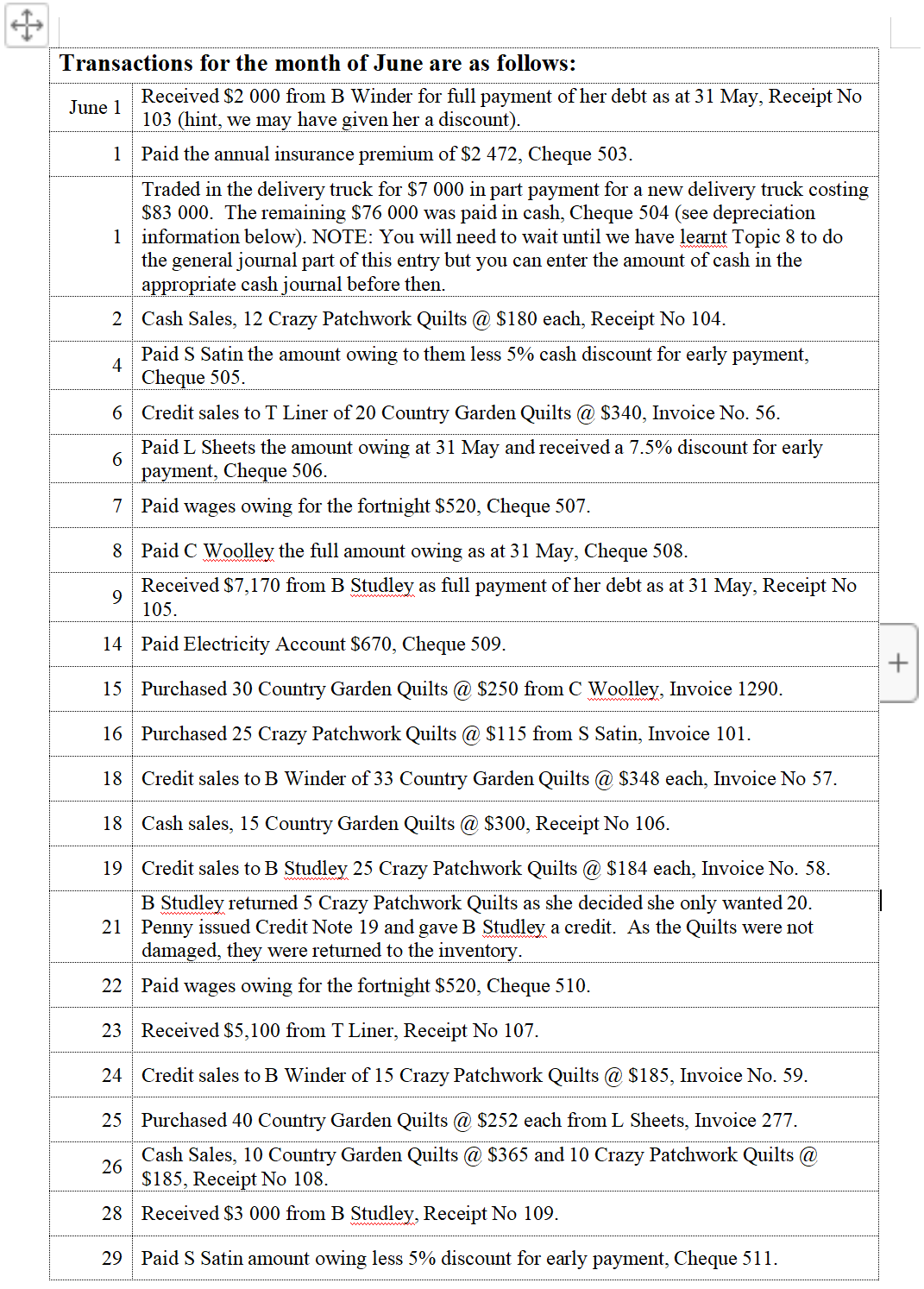 and she asks you if you can help her to record the