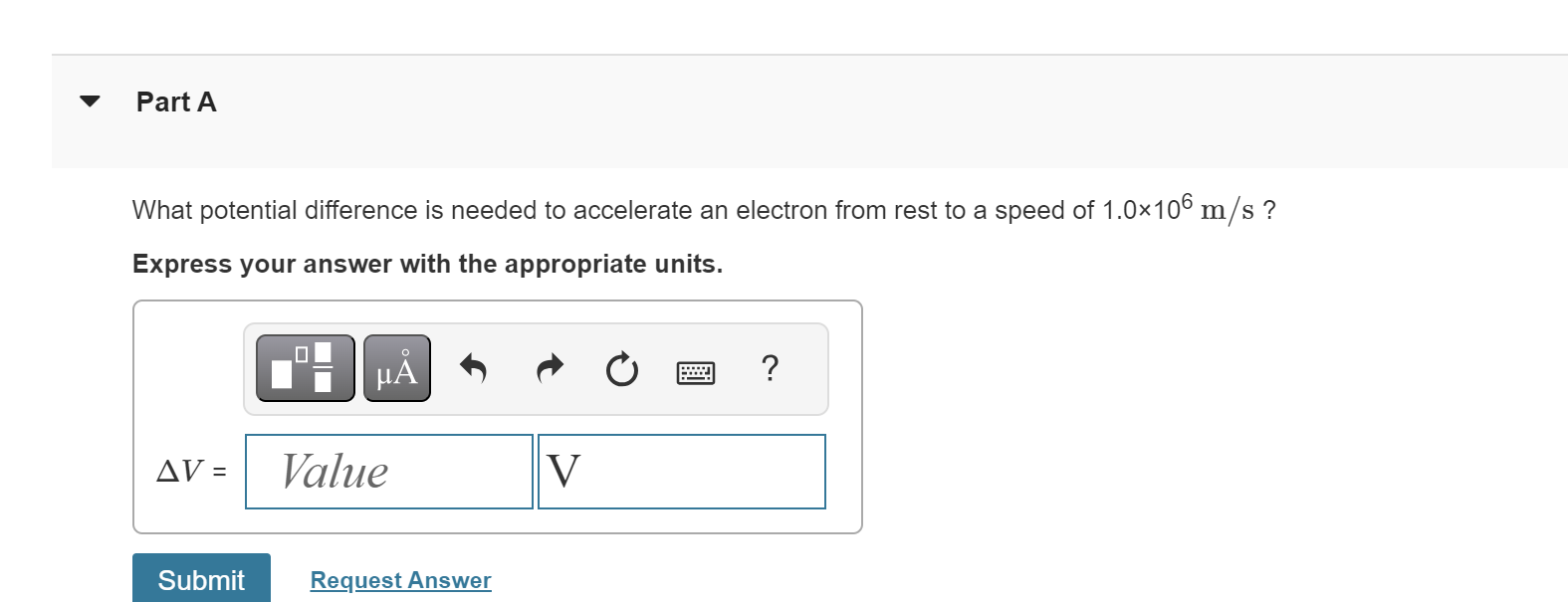 electron then strikes one of the plates with a speed of 3.0x10