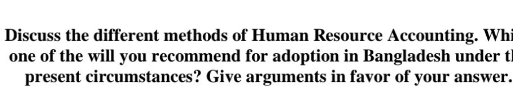 one of the will you recommend for adoption in Bangladesh under t]