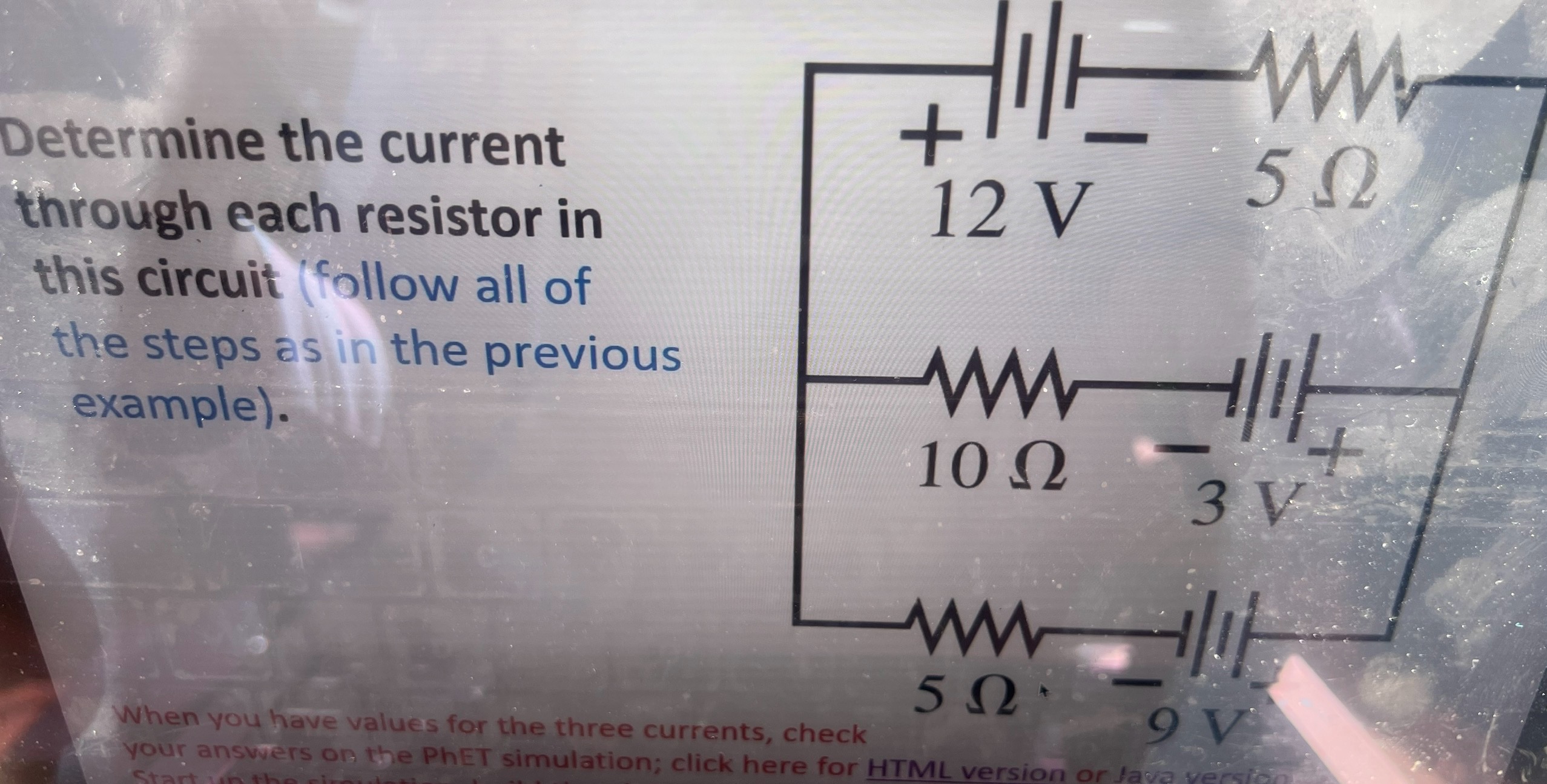 circuit (follow all of the steps as in the previous example). 10