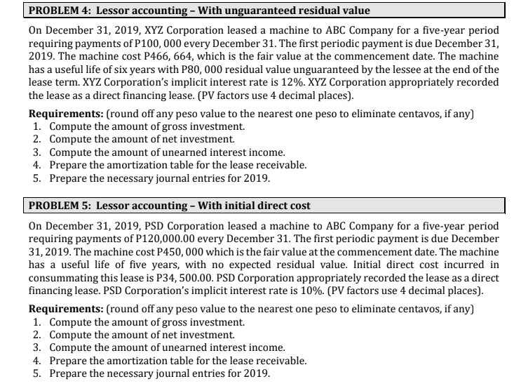 2: Lessor accounting - Sales-type Lease On January 1, 2019, Shani Corp,