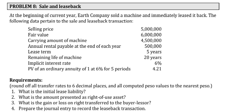rate 10% Present value of annuity of 1 for 5 years at