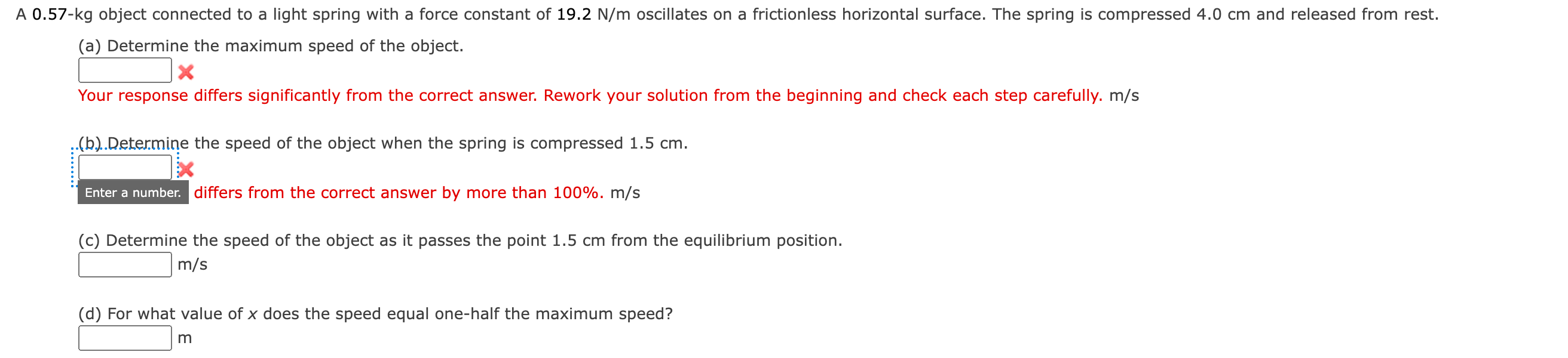 x Your response differs from the correct answer by more than 10%.