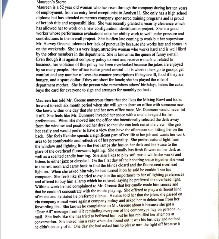  In the evaluation, of the attached cases avoid summarizing them. Instead,