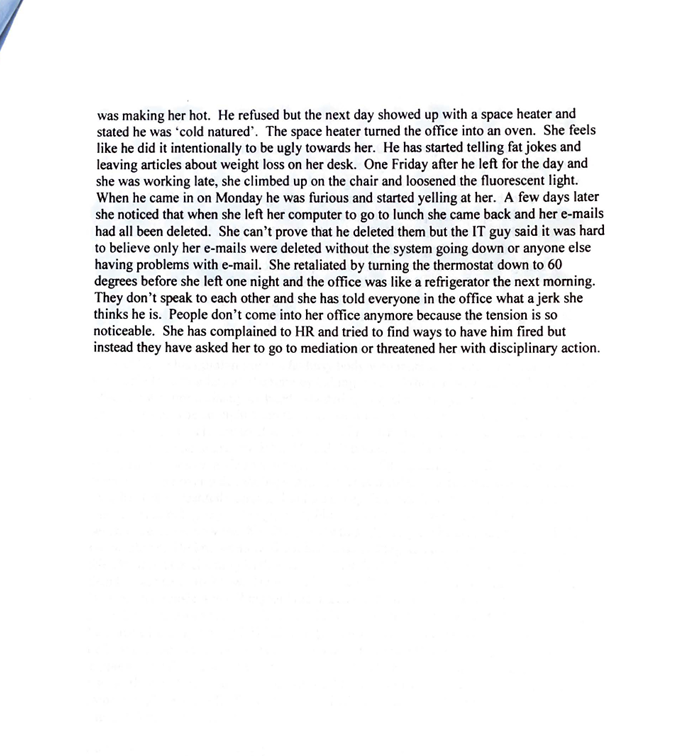 in the case.Explain how these points or issues integrate with the material