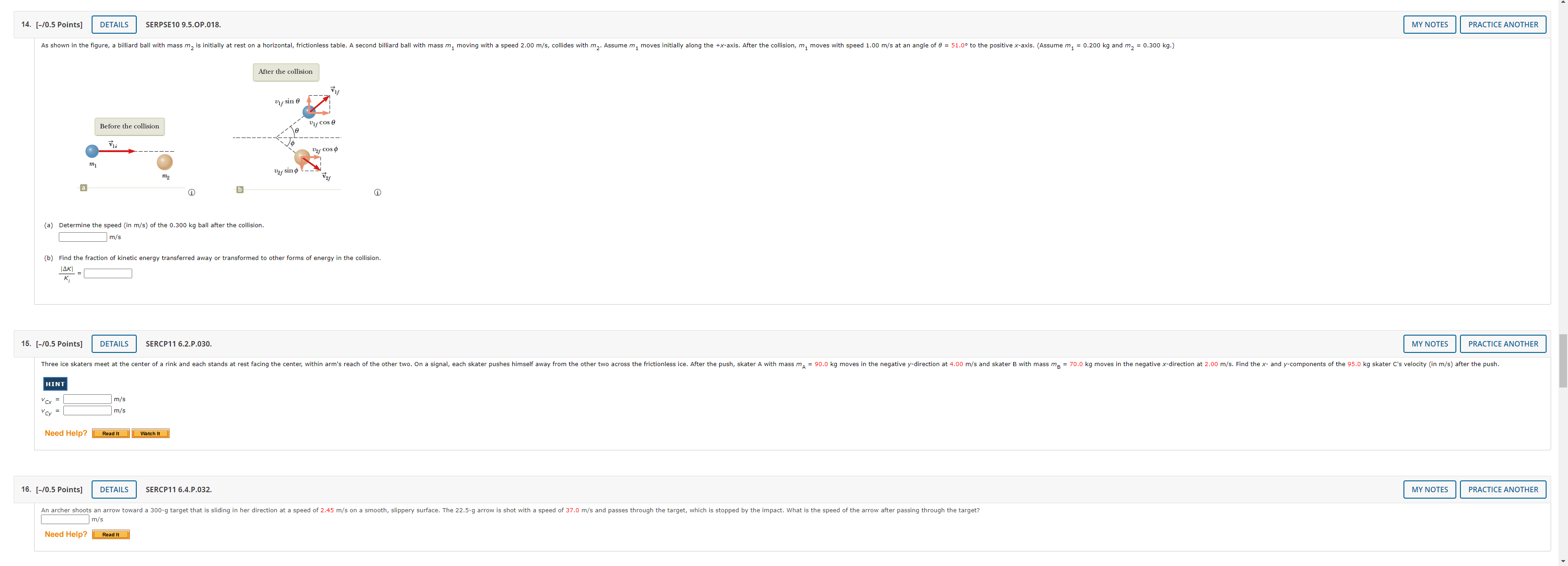 determine the change in the block's kinetic energy. b) For this motion,