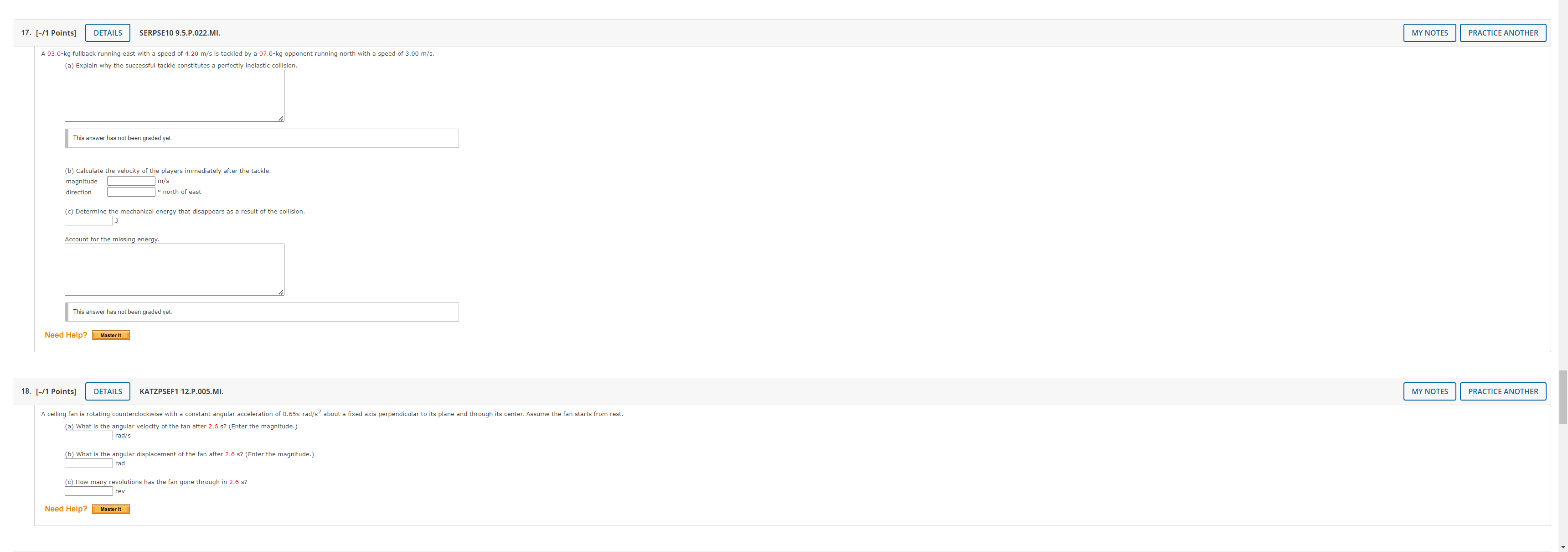 (a) What is the impulse (in kg . m/s) delivered to the