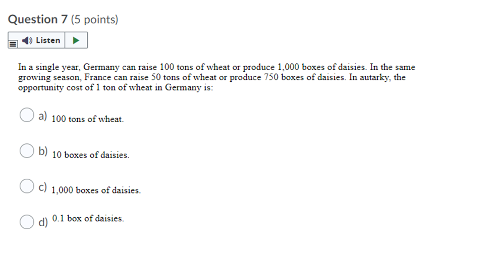 Choice 1 Choice 2 Quantity of lilies (boxes) 2,000 0 Quantity of