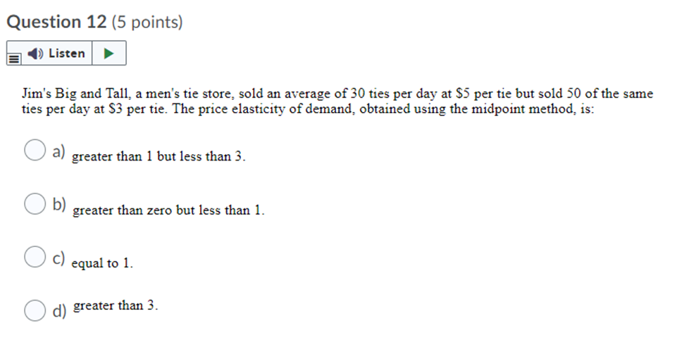 the imported good may be worse o'. O b) producers in the