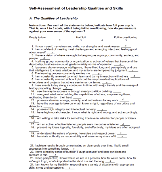 and briefly describe your level of success in meeting each of your