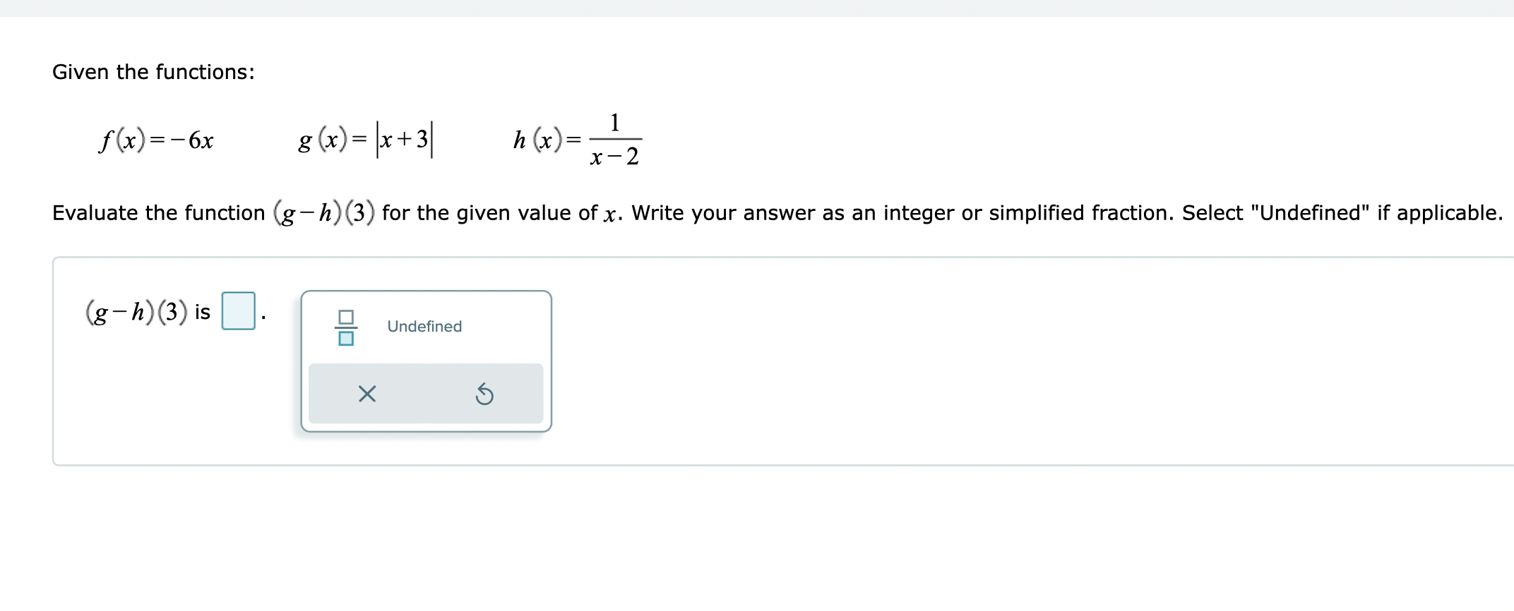 s and t. Find the indicated function and write the domain in