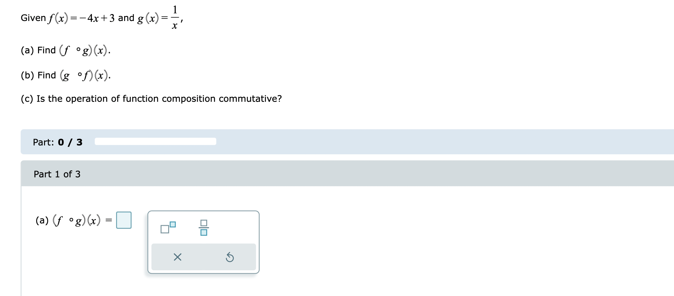 g (x) = 5x h (x =7x -7 Evaluate the function (g