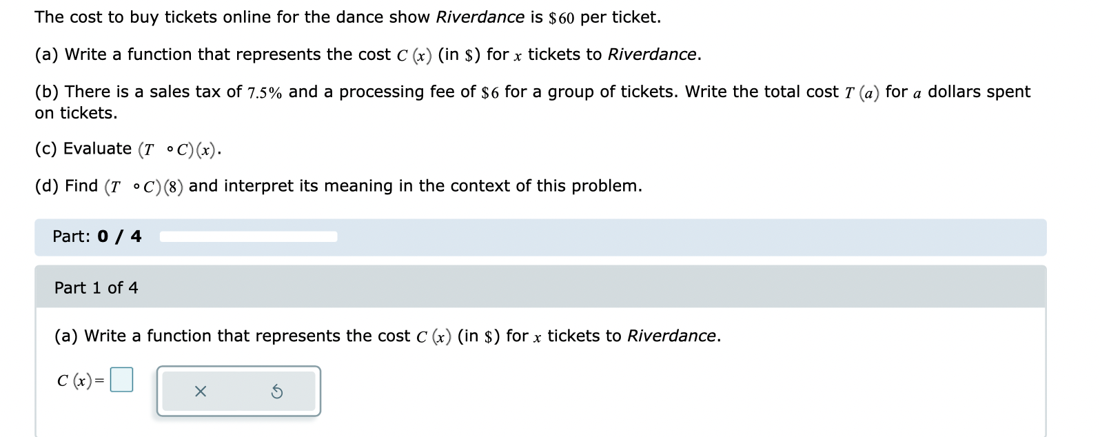 composition commutative? Refer to functions p and q. Evaluate (q p)(x) and