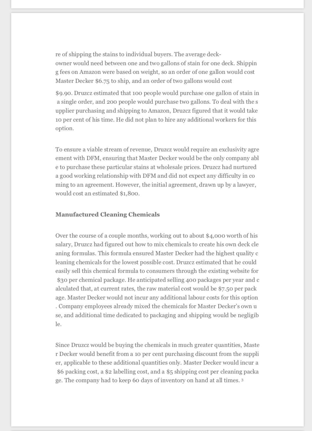 Dunn solel y to provide material for class discussion. The authors do